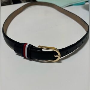 Tommy Hilfiger Belt with Gold Buckle